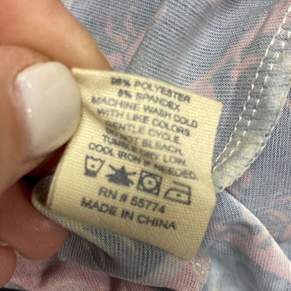 Simply Southern Multi Pineapple & Crab Print Shift Dress Size XXL - Picture 6 of 7